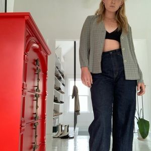 Working Girl Plaid Top